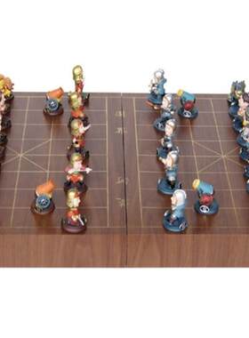 q版立体人物益智卡通中国象棋