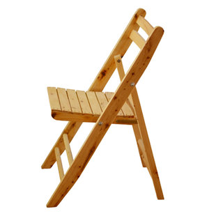 便携折叠椅子实木香柏木餐椅户外婚礼椅宴会椅靠背椅简约家用