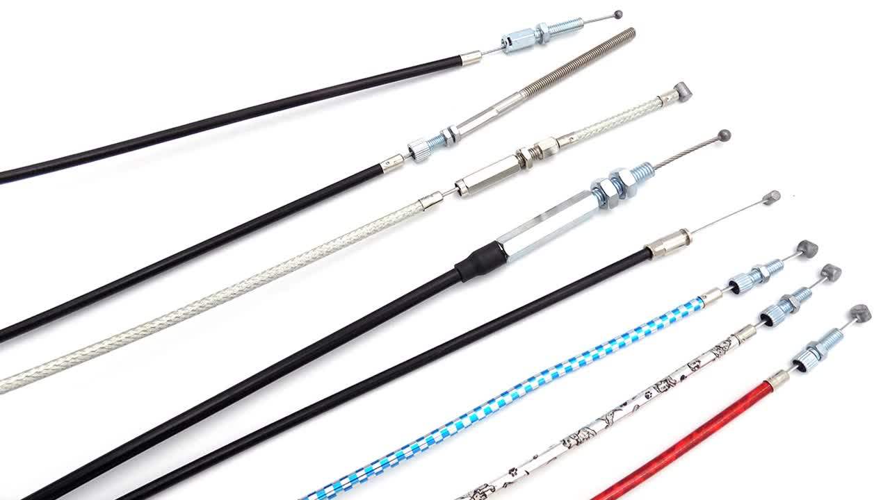 High Performance Auto Control Clutch Brake Cables Zinc Ends With