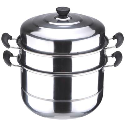 加厚蒸笼双层馒头32cm大汤锅