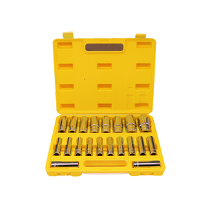 加长六角套筒头子8-32mm棘轮扳手汽车修理工具12.5mm大飞