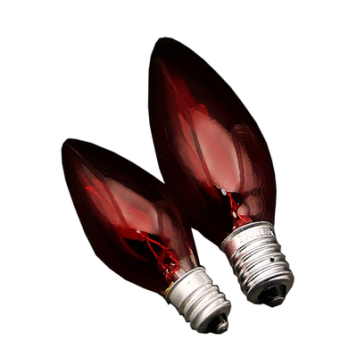 红色财神爷蜡烛灯泡