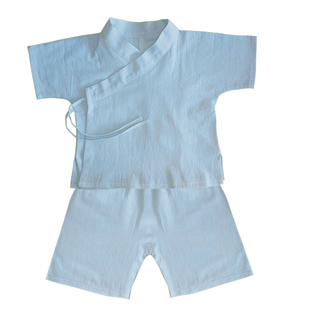 宝宝和尚服儿童僧袍唐装汉服一休小和尚衣服套装沙弥禅少林寺棉麻