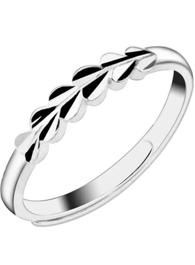 999纯银戒指女韩版足银关节食指