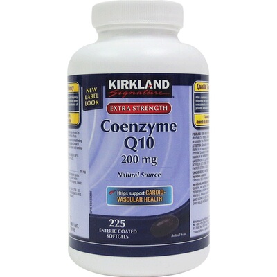 加拿大原装kirkland 可兰辅酶COQ10 心脏健康 200mg*225粒