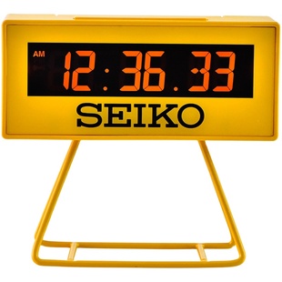 SEIKO日本精工樱花电子钟世锦赛联名倒计时码表日历贪睡学生闹钟