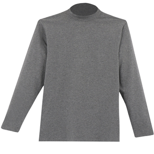 格凯中高领莱卡棉保暖内衣男士薄款秋衣秋冬季棉毛衫中老年打底衫