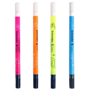 schneider施耐德德国进口消字笔 可擦钢笔墨水 无痕改错笔修正涂改笔魔笔限施耐德蓝色墨水墨囊  4支包邮