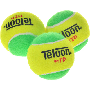 天龙teloon 831MID/Mini 软式儿童训练网球小孩子过渡球软球散装