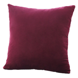 纯色毛绒抱枕套子不含芯北欧沙发靠垫办公室汽车抱枕靠垫床头靠垫