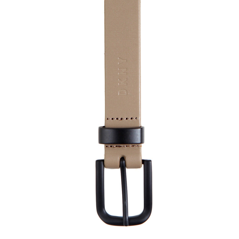 DKNY儿童黑色卡其色糖果色头层牛皮真皮女士腰带牛仔裤耐用皮带