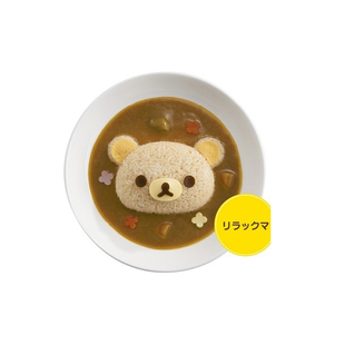 轻松熊饭团模具 可爱宝宝米饭diy造型模具 咖喱饭模具