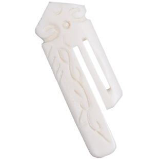 皖山堂字画装裱专业牛骨别子雕刻复古骨签插口仿古色档案袋手卷八宝带配套材料套装骨片DIY装饰书画用具