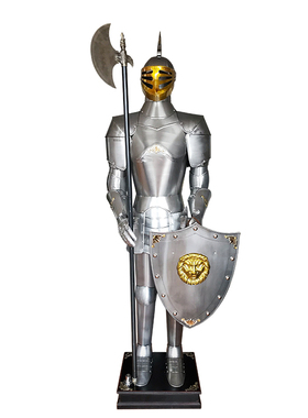 中世纪盔甲武士大型酒吧餐厅摆件
