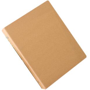 ins风加厚商务本定制A4文件夹B5韩款文具A5手帐本牛皮纸活页夹笔记本6孔26孔30孔9孔