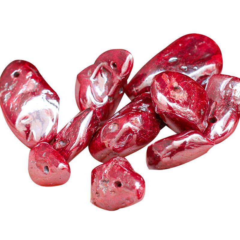 朱砂原石吊坠官方旗舰店正品原矿随形无根砂男女儿童随身马年挂件