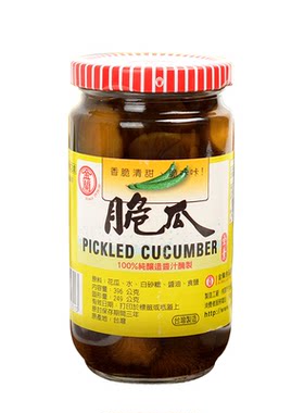 台湾进口金兰脆瓜即食饭配酱菜