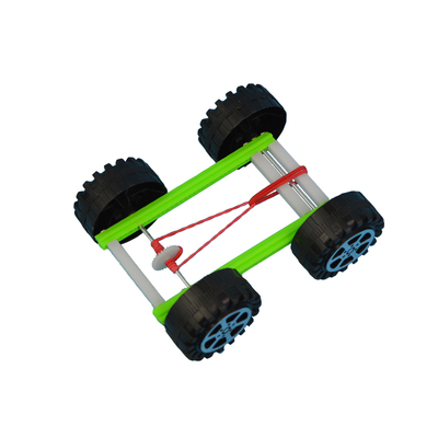 科学课教具橡皮筋小车学生实验