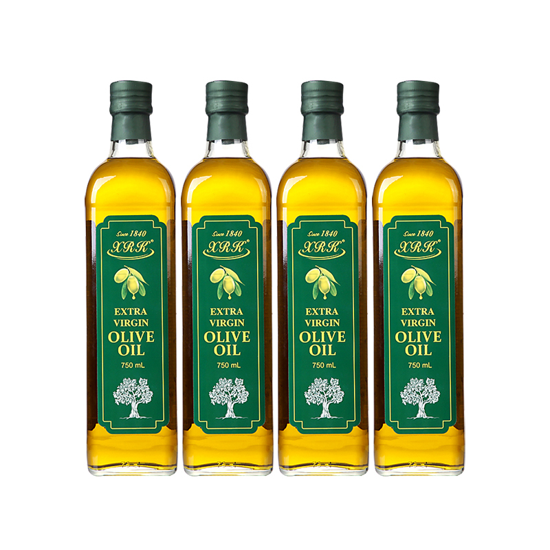 特级初榨橄榄油食用油750ml四瓶礼盒装西班牙原瓶原装进口