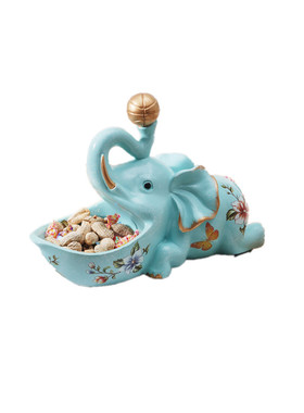 美式风树脂糖果盒茶几杂物摆件