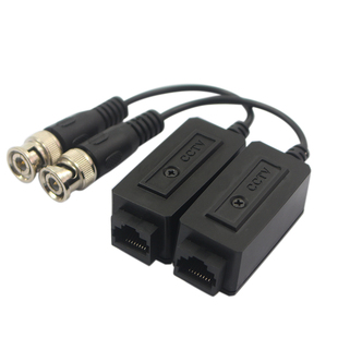 同轴模拟单路传输BNC视频Q9接头转RJ45网线 监控无源双绞线传输器