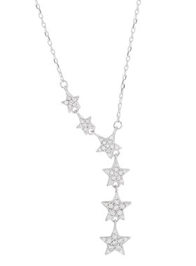 闪钻甜美风小众设计感仙气锁骨链