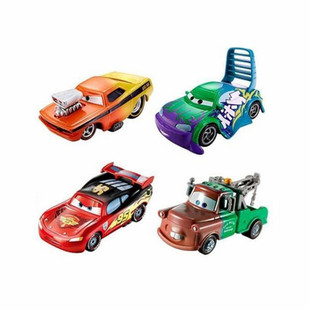 美泰可变色汽车总动员玩具车F1戏水赛车颜色可变玩具车跑车麦昆