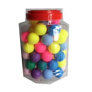 彩色乒乓球一桶60个40mm摸奖抽奖球娱乐幼儿园手工制作装饰包邮