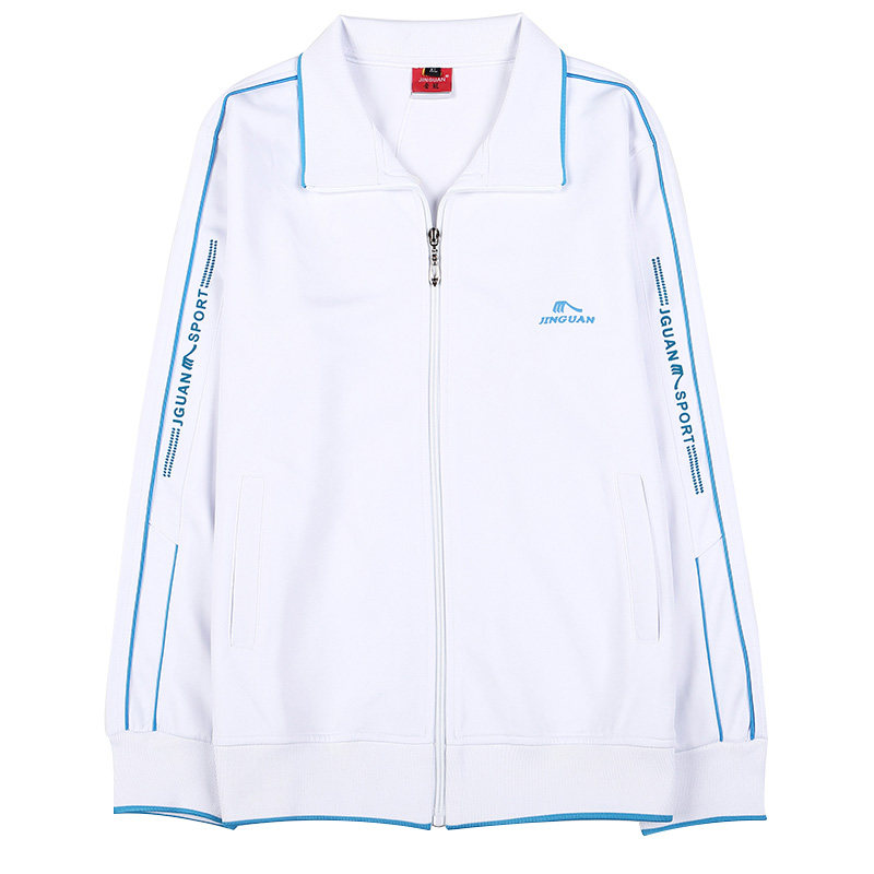 晋冠南韩丝长袖大码中老年健身服