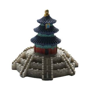 儿童沙具天坛中国古典建筑类模型摆件咨询室沙盘场景仿真房子玩具