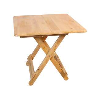 家用简易实木香柏木桌子折叠桌摆地摊便携桌椅吃饭馆餐桌野外烧烤