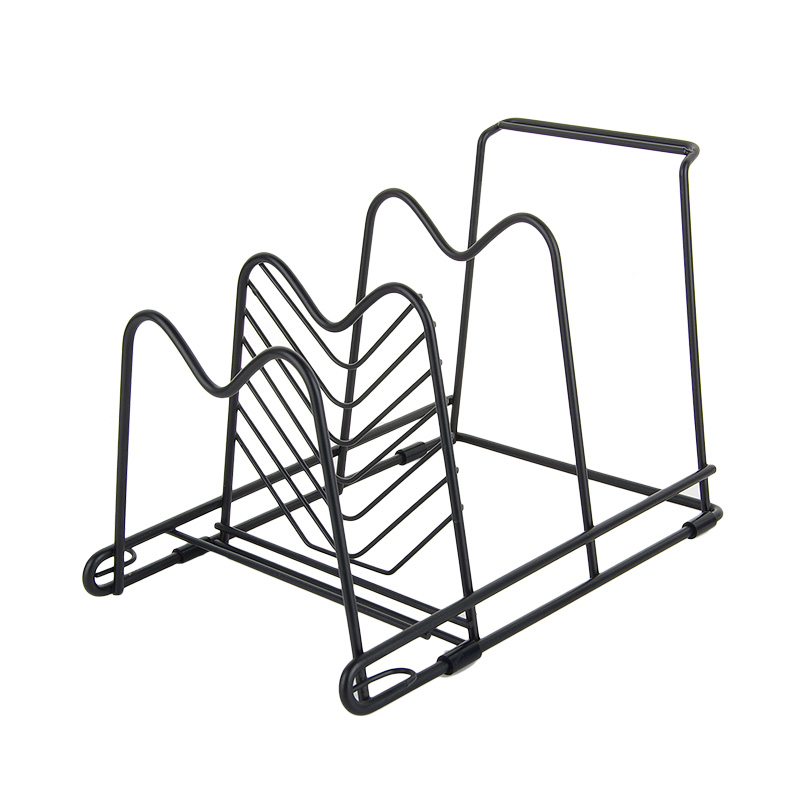 家用多功能锅盖架厨房用品立式菜板砧板置物架免打孔收纳架刀架