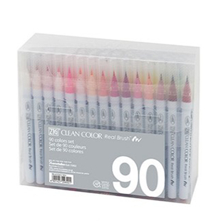 日本吴竹水彩笔 漫画插画上色笔 毛笔尖刷头 RB-6000AT插画笔