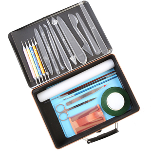 周毅免磨面塑工具套装教程翻糖工具花软陶超轻粘土刀模具配件制作