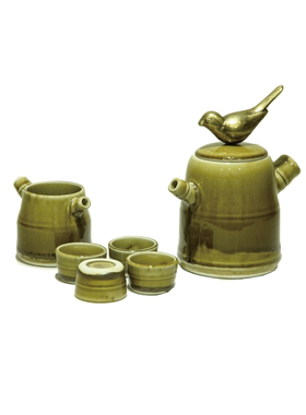 现代新中式陶瓷茶器茶壶 样板房家居装饰品茶室摆件功夫茶具