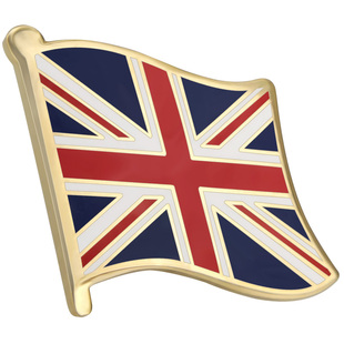 珐琅工艺英国国旗徽章世界各国旗帜胸章襟章胸针