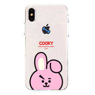 特价防弹少年团BT21苹果手机壳iPhoneX软壳7/8Plus大头透明壳