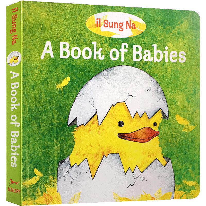 宝宝的书 英文原版 A Book of Babies sleep低幼纸板书 婴儿绘本 幼儿园学习 育儿知识 韩国插画名家伊尔宋娜 Ill Sung Na