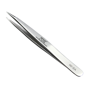 加厚型VETUS镊子尖头OO.SA高精密镊子不锈钢镊子高弹性不锈钢镊子