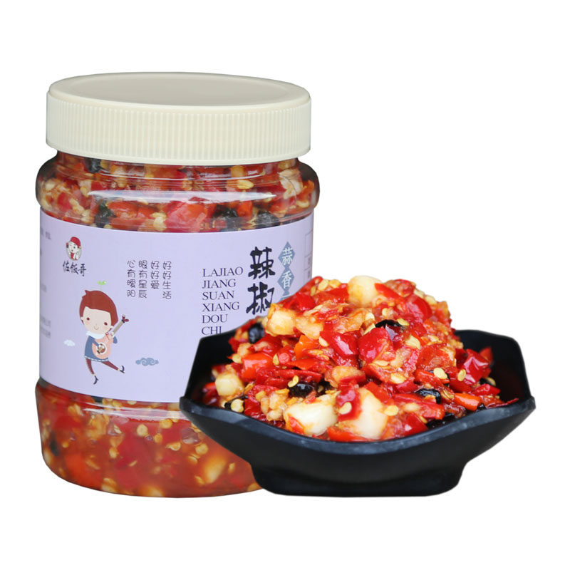 豆豉剁椒蒸剁椒鱼头豆鼓辣椒酱