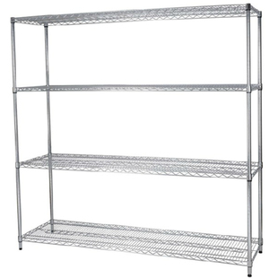 镀铬货架线网物料车防静电周转移动金属仓库家用收纳工业置物架