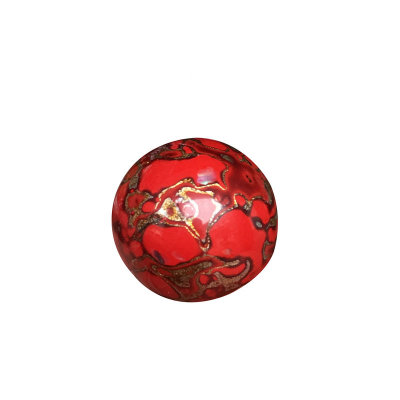 大漆珠红金手串福州脱胎漆器