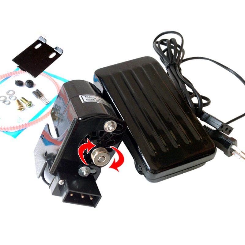 直流交流250W180瓦家用老缝纫机电机锁边马达拷边电动包缝手提箱