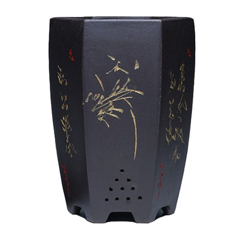 精品专用手工送托盘包邮紫砂花盆
