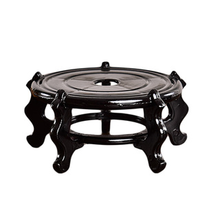 花盆托盘客厅家用奇石鱼缸花瓶花盆底座塑料酒坛架子花架阳台桌面