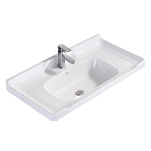 洗脸盆池更换陶瓷洗手盆西安浴室柜台面盆更换洗漱台盆单买陶瓷盆