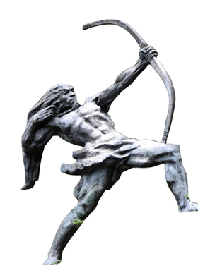 玻璃钢寓言故事景观摆件人物雕塑