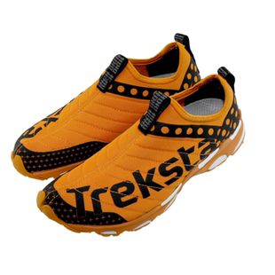 TrekSta布面无鞋带徒步鞋城市跑鞋休闲鞋超轻透气散步跳舞大码