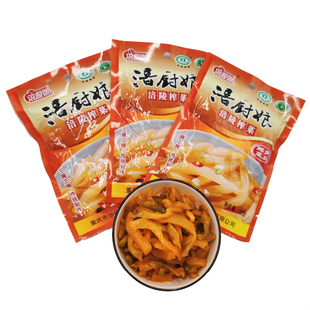 涪厨娘100g鲜爽菜丝开胃下饭菜即食正宗涪陵榨菜芯去皮榨菜片整箱