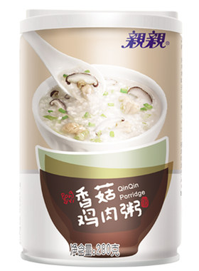 亲亲香菇罐整箱装早餐速食粥